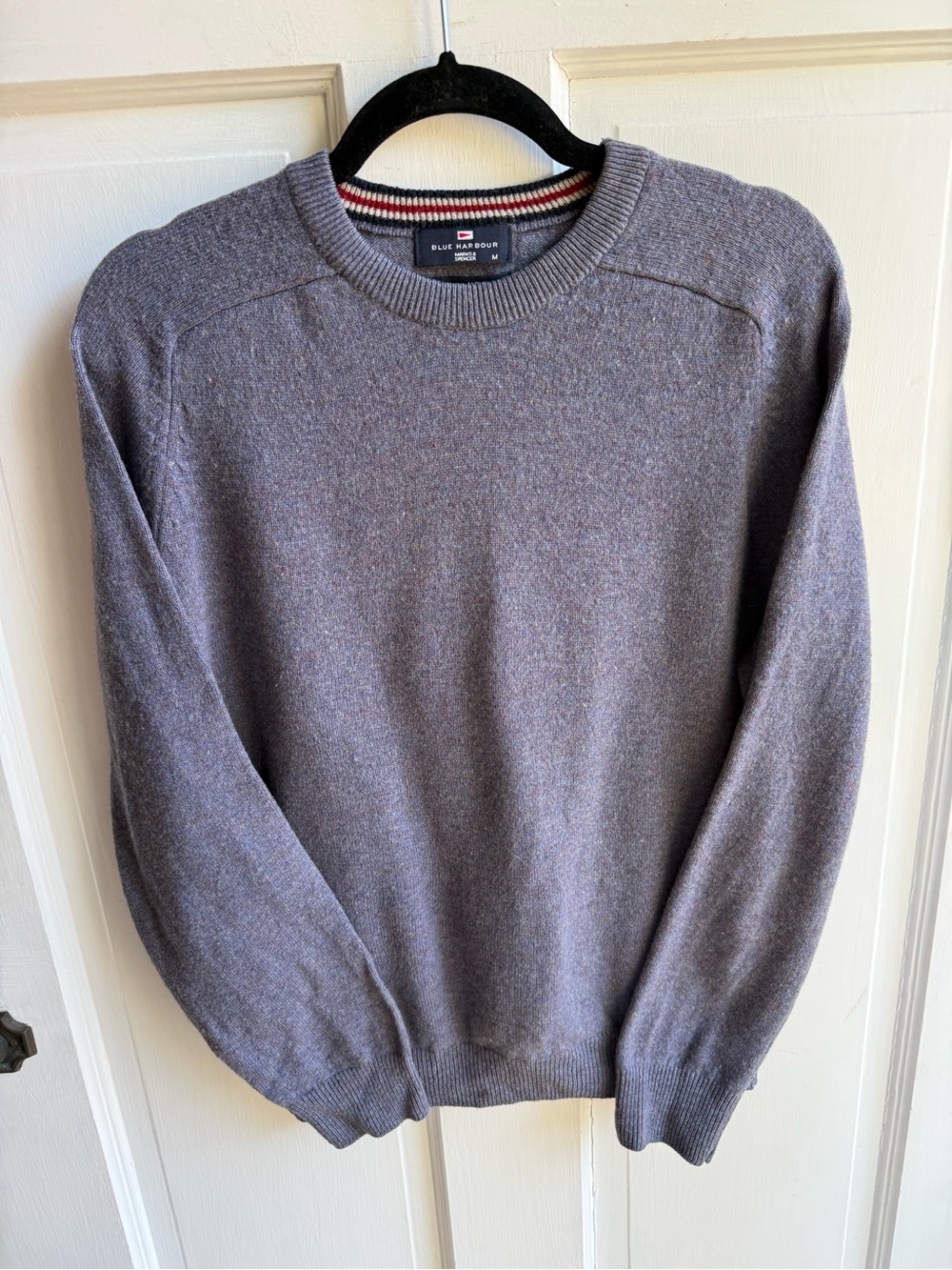 Marks & Spencer Men's Heather Gray Crewneck Sweater